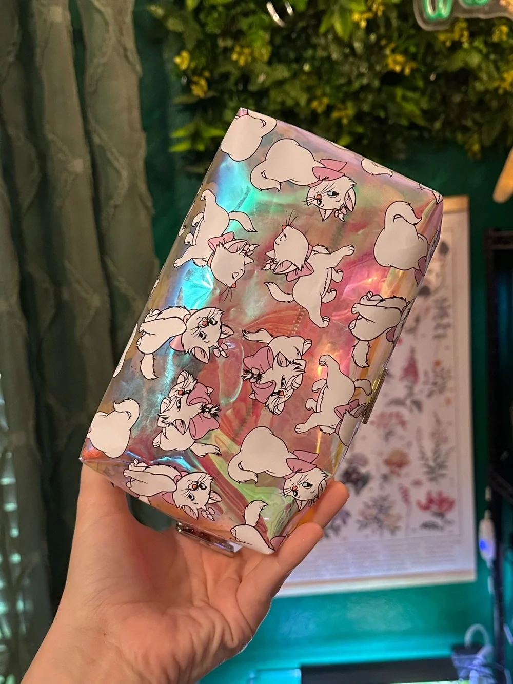 Disney Marie Holographic Makeup Bag